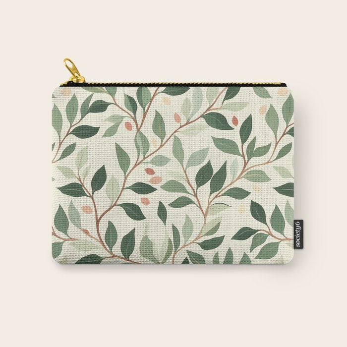 Romantic Botanica Autumn Bloom Carry All Pouch Gallery Image 1