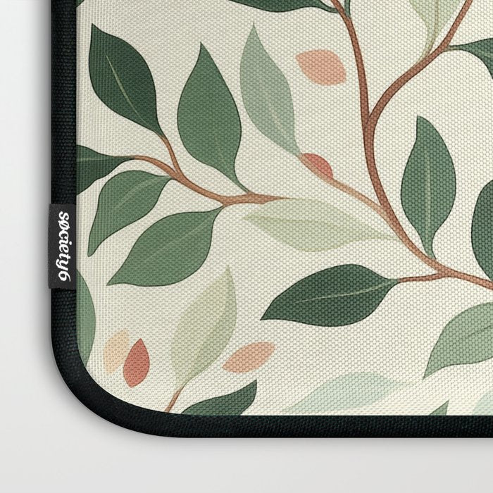Romantic Botanica Autumn Bloom Laptop Sleeve Gallery Image 3