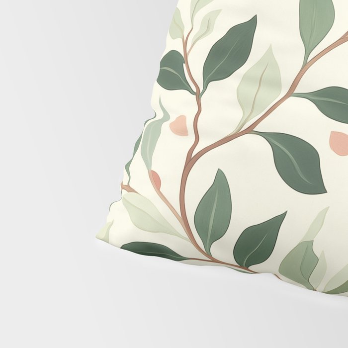 Romantic Botanica Autumn Bloom Pillow Sham Gallery Image 4