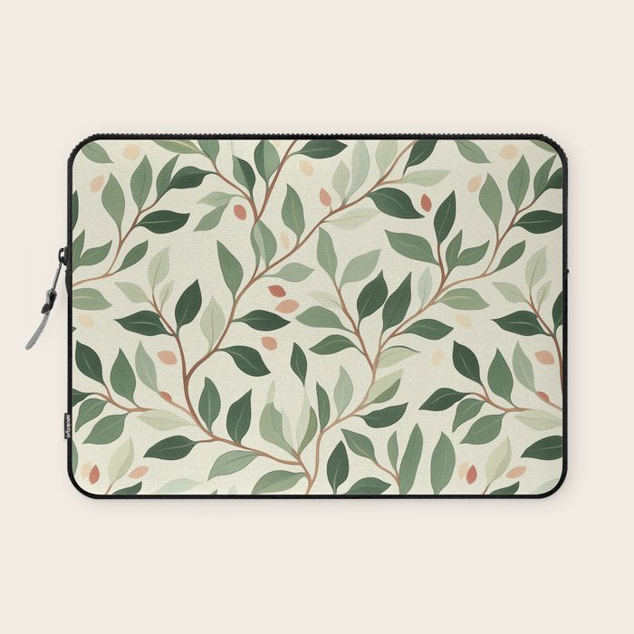 Romantic Botanica Autumn Bloom Laptop Sleeve Gallery Image 1