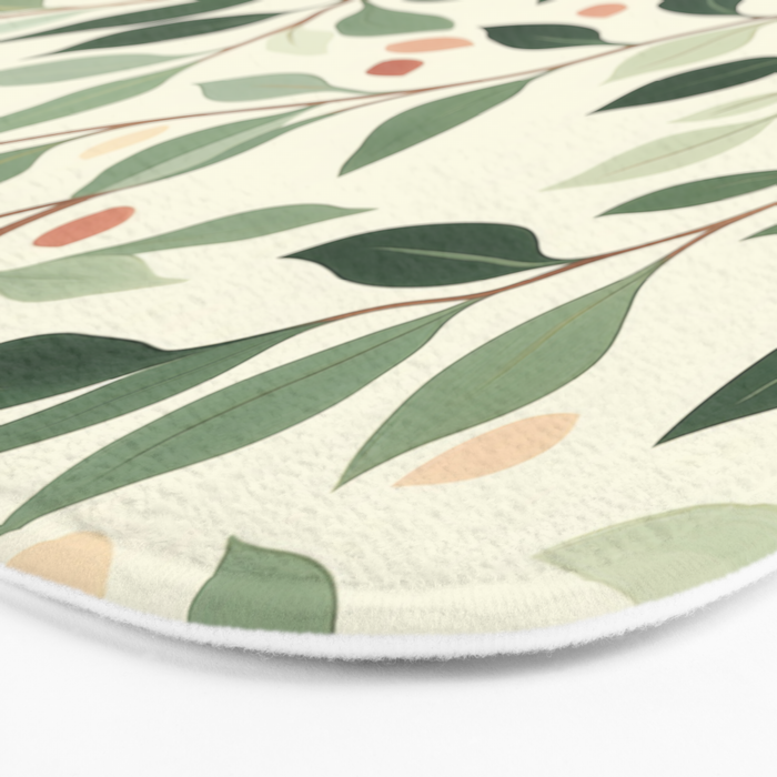 Romantic Botanica Autumn Bloom Bath Mat Gallery Image 3
