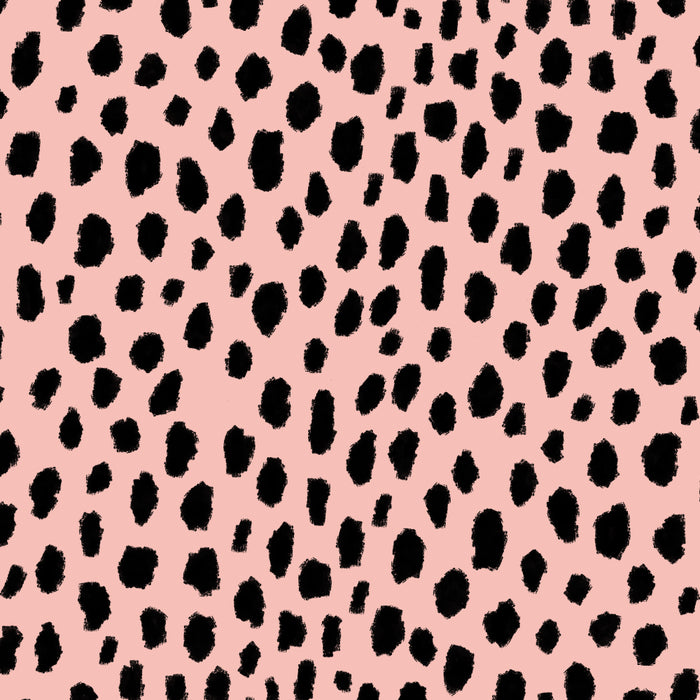 Pink and Black Dalmatian Spots (black/pink) Coffee Mug Gallery Image 2