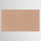 Pinstripe in Rust Tablecloth Gallery Image 2