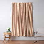 Pinstripe in Rust Window Curtain Gallery Image 5