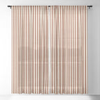 Pinstripe in Rust Window Curtain Gallery Image 21