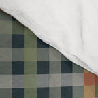 Cozy Gingham Patchwork Autumn Winter Pattern Comforter Gallery Image 4