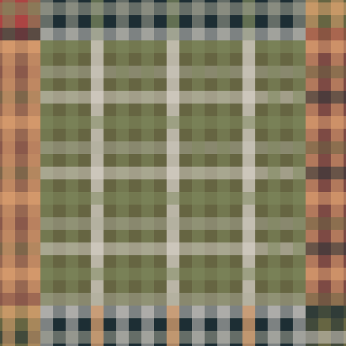 Cozy Gingham Patchwork Autumn Winter Pattern Coffee Mug Gallery Image 2