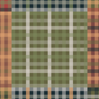 Cozy Gingham Patchwork Autumn Winter Pattern Coffee Mug Gallery Image 2