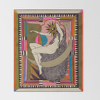 Lasso the Moon Throw Blanket Gallery Image 2