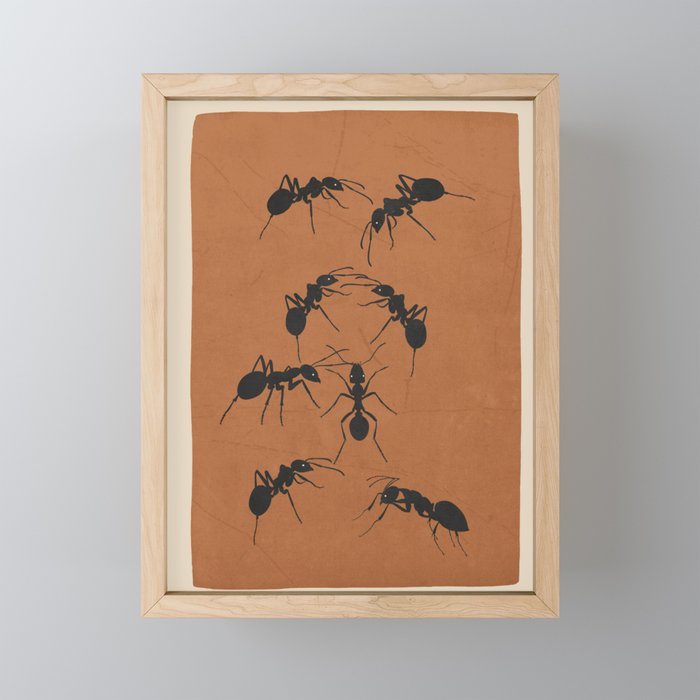 Ants in Formation 1 Mini Art Print Gallery Image 1