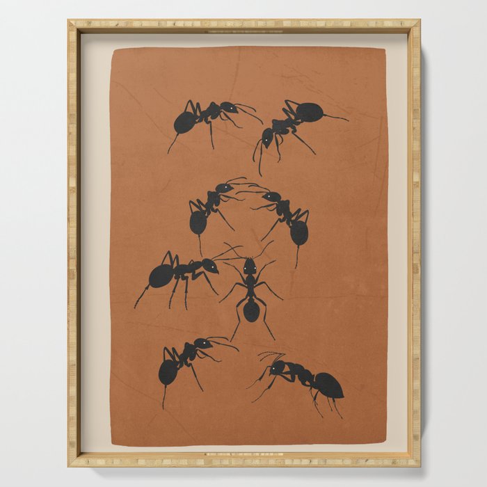 Ants in Formation 1 Serving Tray Gallery Image 1