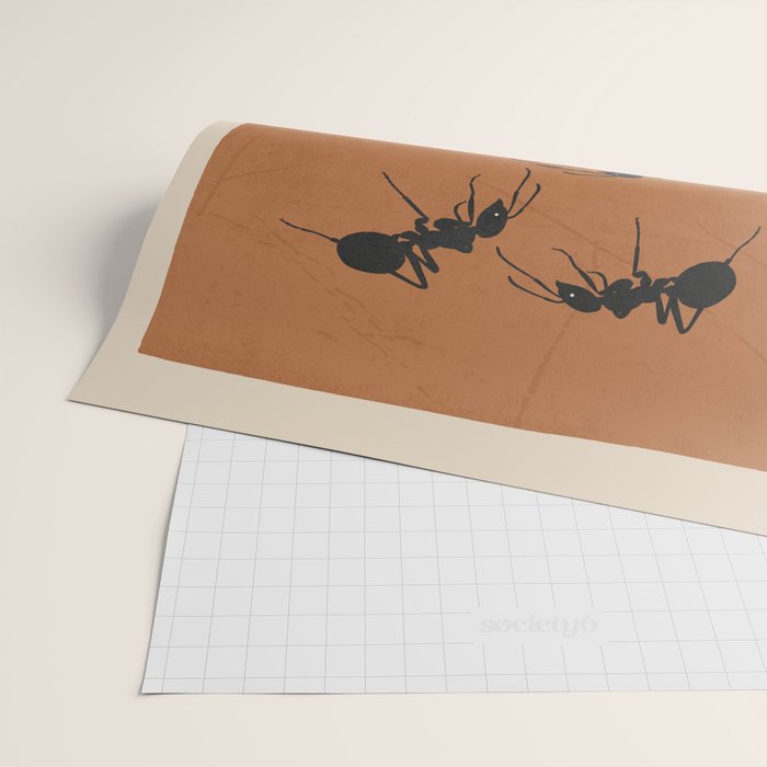 Ants in Formation 1 Wrapping Paper Gallery Image 2