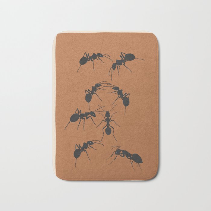 Ants in Formation 1 Bath Mat Gallery Image 1