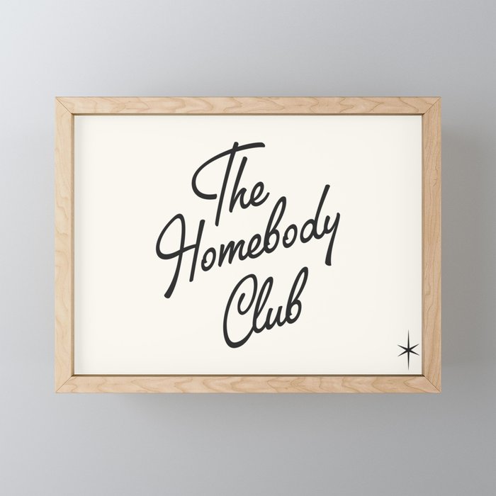 the homebody club Mini Art Print Gallery Image 1