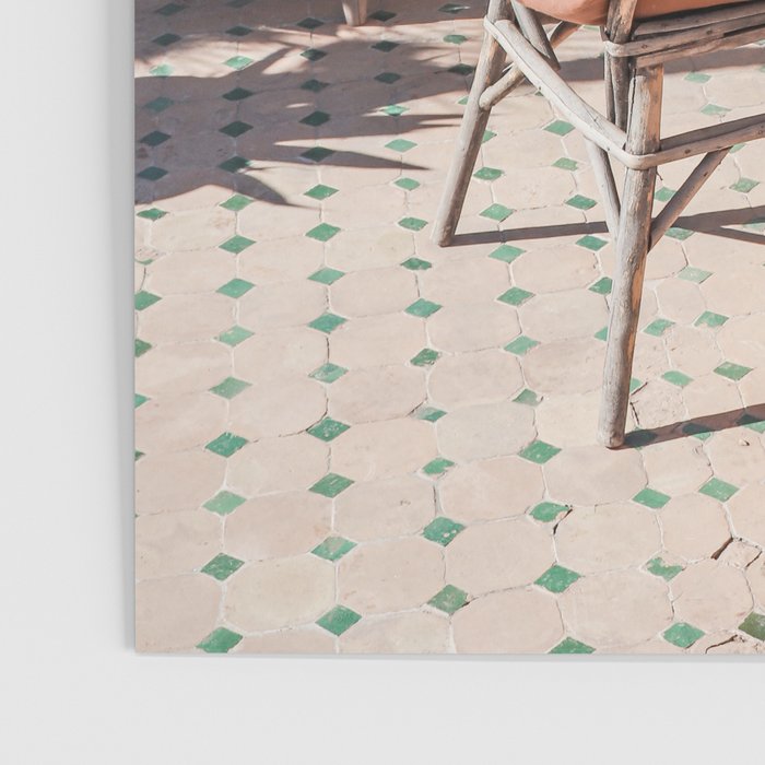 Tropical Rooftop In Marrakech Photo | Cactus Plants Boho Art Print | Morocco Travel Photography Poster Gallery Image 3