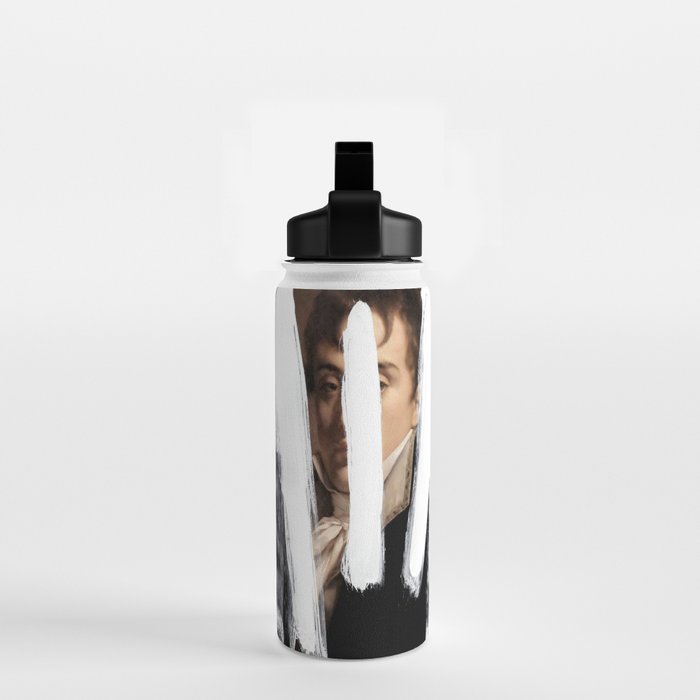 Brutalized Portrait of a Gentleman 2 Water Bottle Gallery Image 2