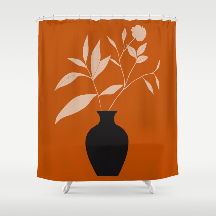 minimal plant 75 Shower Curtain Gallery Image 1