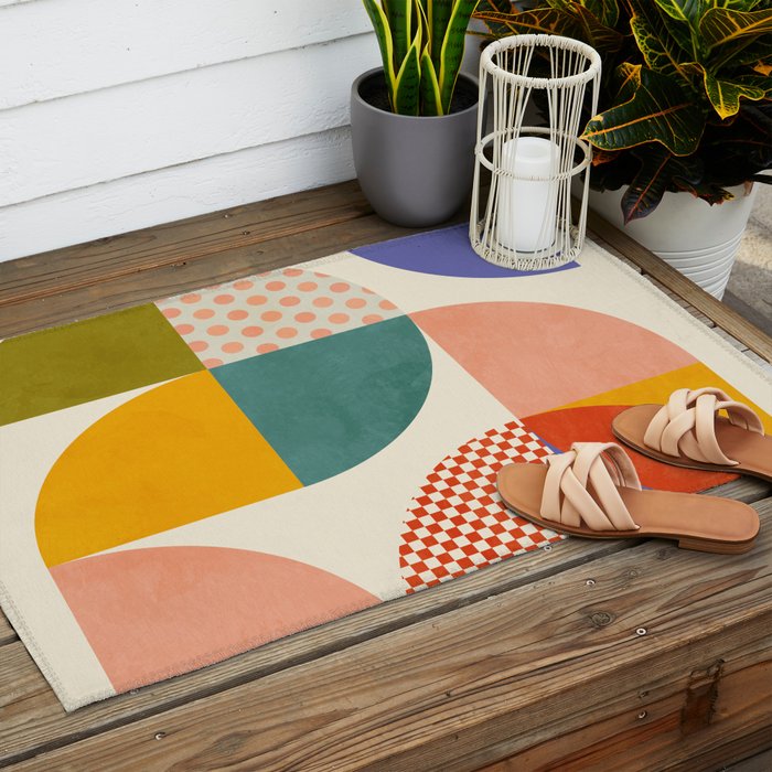 mid century modern 2022 5 Outdoor Rug Gallery Image 2