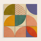 mid century modern 2022 5 Wood Wall Art Gallery Image 1