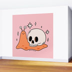 Skull Snail Wall Mural Gallery Image 2
