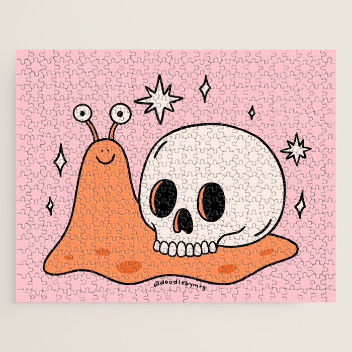 Skull Snail Jigsaw Puzzle Gallery Image 1