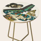 Vintage Butterfly Illustration EA Seguy Papillon Side Table Gallery Image 2