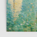 Boats in Harbor Impressionist Landscape Painting Poster Gallery Image 3