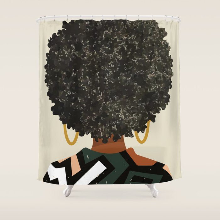 Black Art Matters Shower Curtain Gallery Image 1