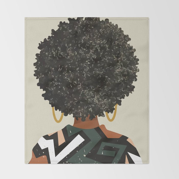 Black Art Matters Throw Blanket Gallery Image 2