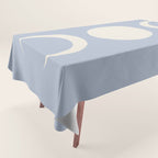 Moon Minimalism - Blue Tablecloth Gallery Image 1