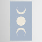Moon Minimalism - Blue Tablecloth Gallery Image 2