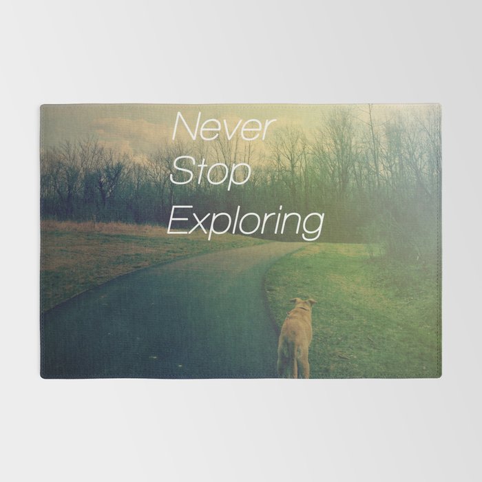 Never Stop Exploring Rug Gallery Image 2