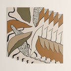 Patterned Tropical Leaves #1 Wrapping Paper Gallery Image 3