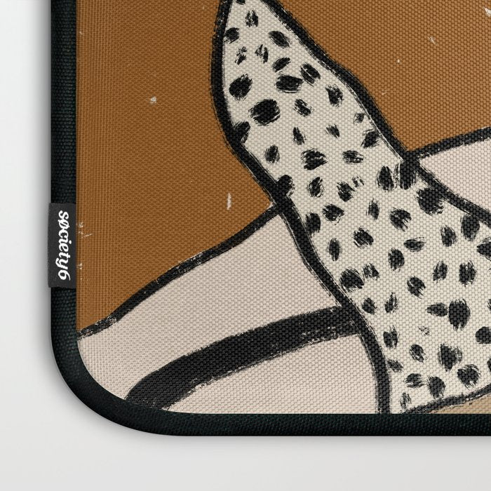 Patterned Tropical Leaves #1 Laptop Sleeve Gallery Image 3