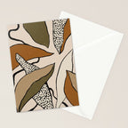 Patterned Tropical Leaves #1 Stationery Card Gallery Image 2