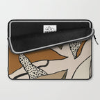 Patterned Tropical Leaves #1 Laptop Sleeve Gallery Image 2