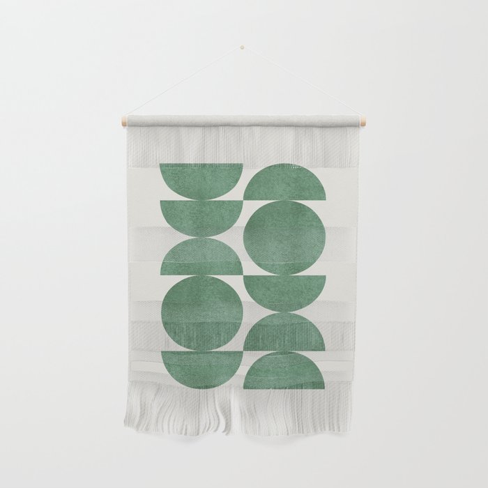 Green Retro Scandinavian - Mid Century Modern Wall Hanging Gallery Image 1
