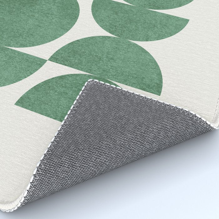 Green Retro Scandinavian - Mid Century Modern Rug Gallery Image 4