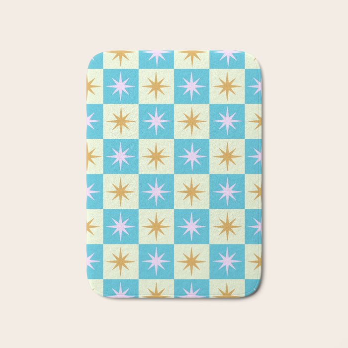 Star Check - Rainbow Bar Bath Mat Gallery Image 1