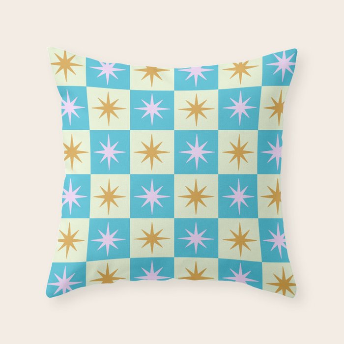 Star Check - Rainbow Bar Throw Pillow Gallery Image 6