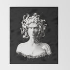 Silver Medusa Throw Blanket Gallery Image 2