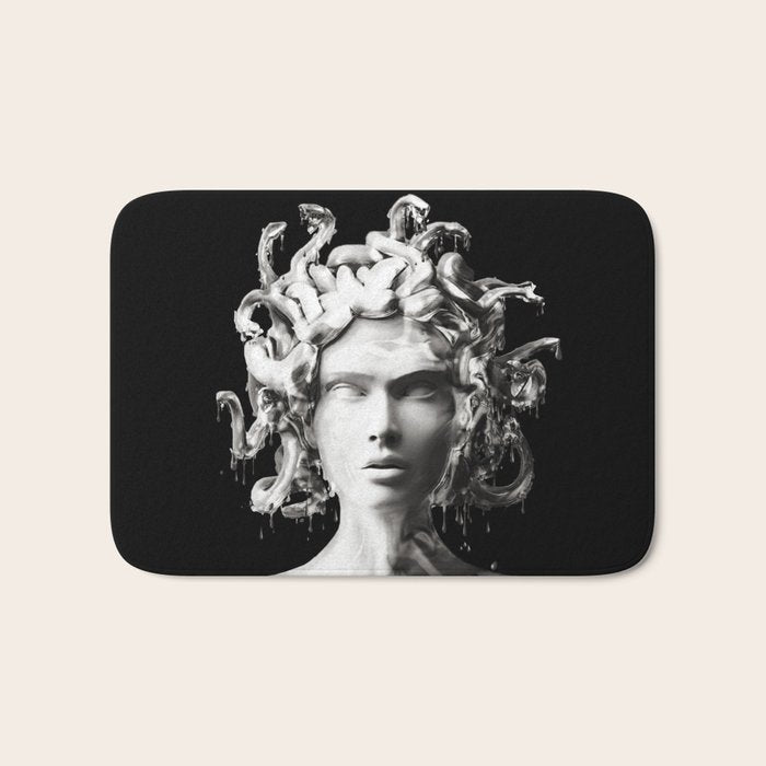Silver Medusa Bath Mat Gallery Image 1