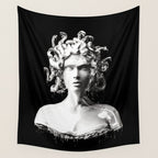 Silver Medusa Wall Tapestry Gallery Image 4