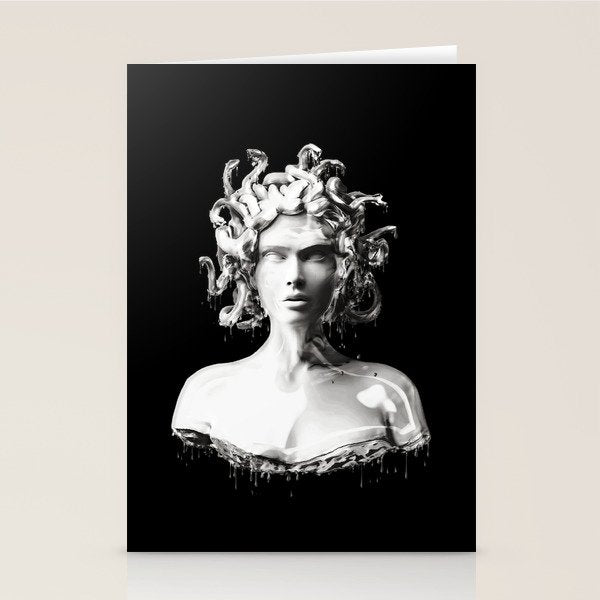Silver Medusa Stationery Card Gallery Image 2