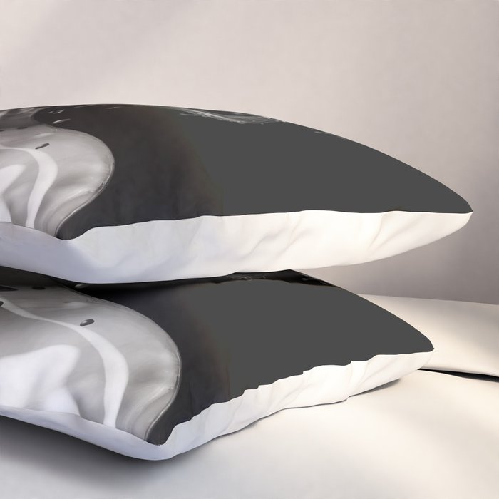 Silver Medusa Pillow Sham Gallery Image 3