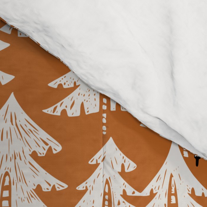 Black Forest fox terracotta Comforter Gallery Image 4