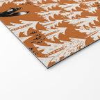 Black Forest fox terracotta Welcome Mat Gallery Image 2