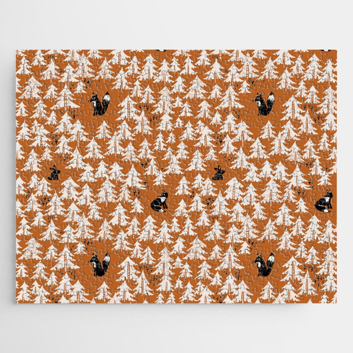 Black Forest fox terracotta Jigsaw Puzzle Gallery Image 1