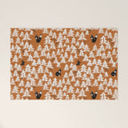 Black Forest fox terracotta Welcome Mat Gallery Image 1