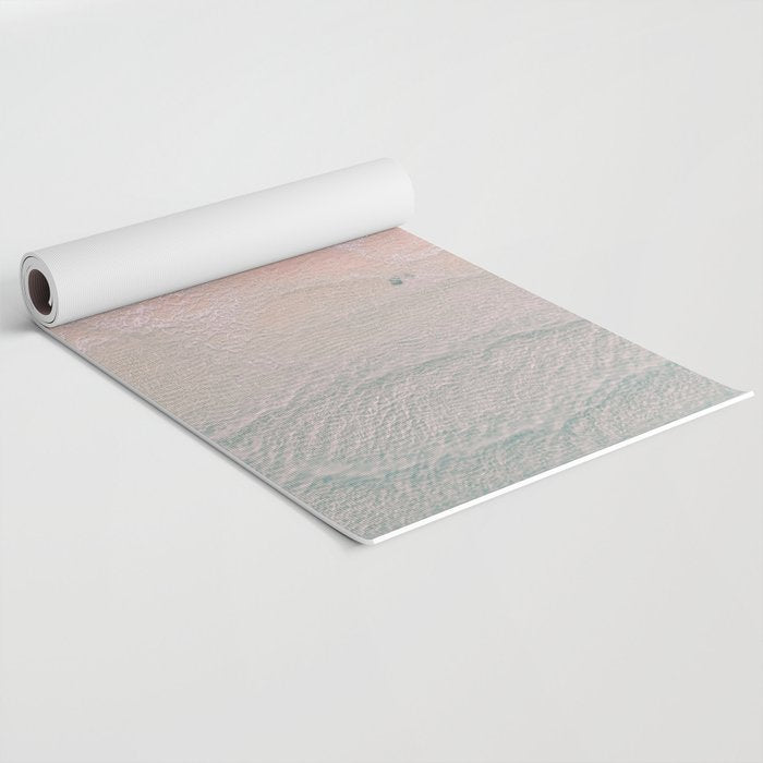 Ocean Walk II - Aerial Beach photography by Ingrid Beddoes Yoga Mat Gallery Image 2